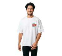 Miss Tee Maglietta da donna Italian Flavour Tee MST126 5XL Bianco