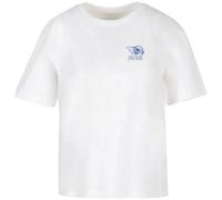 Miss Tee Maglietta da donna Live Slow Seashells MST361 XL Bianco