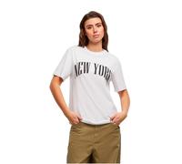 Mister Tee Donna New York City Tee con scritte MST244 XS Bianco