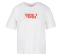 Miss Tee Maglietta A Maniche Corte Too Pretty To Work