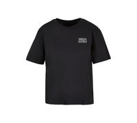 Miss Tee Maglietta 'Cute But Psycho' rosa / nero / bianco Donna Miss Tee S