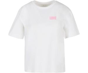 Miss Tee Maglietta da donna All We Need Is Love MST364 L Bianco