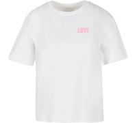 Miss Tee Maglietta da donna All We Need Is Love MST364 XS Bianco