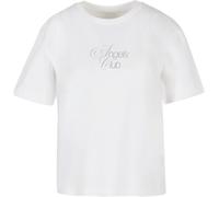 Miss Tee Maglietta da donna Angels Club Tee MST186 3XL Bianco