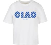 Miss Tee Maglietta da donna Ciao Ragazze Tee MST118 XXL Bianco