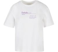 Miss Tee Maglietta da donna Delulu Definition Tee MST083 XL Bianco