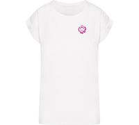 Miss Tee Maglietta da donna Everything Is Nice da donna a spalla estesa MST354 XL Bianco