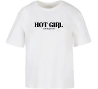 Miss Tee Maglietta da donna Hot Girl Diagnosis Tee MST191 L Bianco