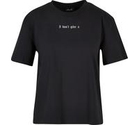 Miss Tee Maglietta da donna I Don't Give A Tee XS Nero
