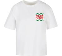 Miss Tee Maglietta da donna Italian Flavour Tee MST126 S Bianco