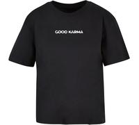 Miss Tee Maglietta da donna Karma Butterfly Tee MST184 S Nero
