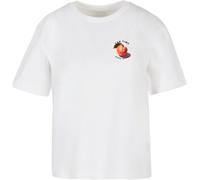 Miss Tee Maglietta da donna Ladies Tan Time MST348 XXL Bianco