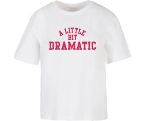 Miss Tee Maglietta da donna Lil Dramatic Tee MST071 XL Bianco