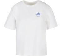 Miss Tee Maglietta da donna Live Slow Seashells MST361 3XL Bianco