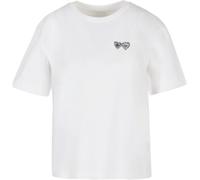 Miss Tee Maglietta da donna Lock It Tee MST103 S Bianco