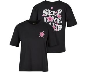 Miss Tee Maglietta da donna Self Love Club Tee L Nero