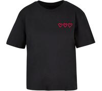 Miss Tee Maglietta da donna Three In A Row Tee MST093 5XL Nero