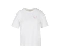 Miss Tee Maglietta 'Embrace Every Moment' rosa / bianco Donna Miss Tee M rosa / bianco