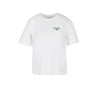 Miss Tee Maglietta 'Grow Your Dreams And Plants' verde / bianco Donna Miss Tee S