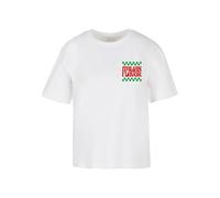Miss Tee Maglietta 'Italian Flavor' verde / rosso sangue / bianco Donna Miss Tee L