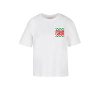 Miss Tee Maglietta 'Italian Flavor' verde / rosso sangue / bianco Donna Miss Tee L verde / rosso sangue / bianco