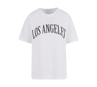 Miss Tee Maglietta 'Los Angeles City' nero / bianco Donna Miss Tee S nero / bianco