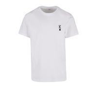 Mister Tee Maglietta King Card Emb MT3832 M Bianco