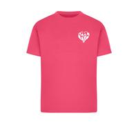 Miss Tee Maglietta 'Spicy Heart' rosa / rosso / bianco Donna Miss Tee XL