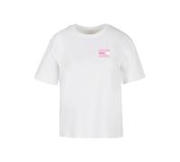 Miss Tee Maglietta 'Weekend Loading' rosa / bianco Donna Miss Tee XL