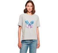 Miss Tee Mst034-chromed Butterfly Tee T-Shirt, Lightasfalto, XL Donna
