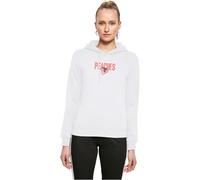 Miss Tee Mst049-peaches Hoody Felpa con Cappuccio, Bianco, M Donna
