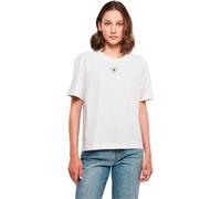 Miss Tee Mst094-good Vibes Only Heart Tee T-Shirt, Bianco, M Donna