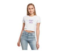 Miss Tee Mst101-angel Aura Tee T-Shirt, Bianco, M Donna
