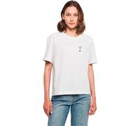 Miss Tee Mst127-delizioso Tee T-Shirt, Bianco, S Donna