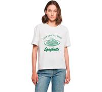 Miss Tee Mst128-less Upsetti Tee T-Shirt, Bianco, XL Donna