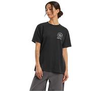 Miss Tee Mst377-one Line Flowers Ladies Vintage Everyday Tee Canottiera, Nero, XS Donna