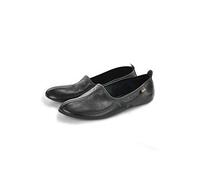 Miss Tesettür Scarpe fatte a mano in vera pelle halal per Tawaf e Umrah o casa, pantofole Islam Mest, Nero, 45 EU