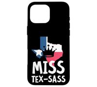 Miss Tex Sass Texas Woman Sassy Girl regalo texano Custodia per iPhone 16 Pro Max