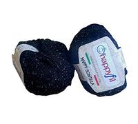 Miss Tricot Filati Scintilla (Baci rubati) Lana Microfibra Laminata 50g (nero argento - 18)