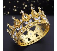Miss Universo Corone Rotondo Diadema Regina Reale Re Tiare E Abito Da Sposa Accessori Gioielli