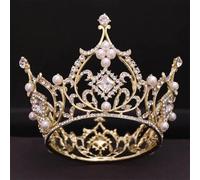 Miss Universo Principessa Concorso Corone Donne Sposa Accessori per Capelli Matrimonio 6