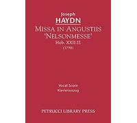 Missa in Angustiis 'Nelsonmesse', Hob.XXII:11: Vocal score