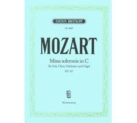 Missa solemnis C-dur KV 337 - Breitkopf Urtext - Klavierauszug (EB 8687)