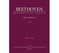 Missa solemnis op. 123. Partitur, Urtextausgabe. BÄRENREITER URTEXT