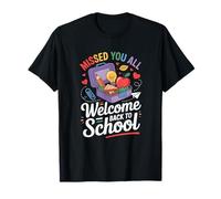 Missed You all Welcome Back School Lunch Lady Maglietta