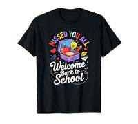 Missed You all Welcome Back School Lunch Lady Maglietta
