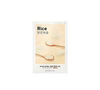 MISSHA, maschera di panno per il viso “Airy Fit”, al riso, 1 pezzo