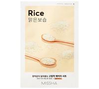 Missha - Airy Fit Sheet Mask (Rice) Maschera idratante 19 g unisex
