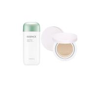 MISSHA All Around Safe Block Essence Sun Milk EX - 70ml (SPF50+ PA+++) (1ea) + Magic Cushion Cover Lasting - 15g (SPF50+...