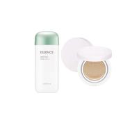 MISSHA All Around Safe Block Essence Sun Milk EX - 70ml (SPF50+ PA+++) (1ea) + Magic Cushion Cover Lasting - 15g (SPF50+...